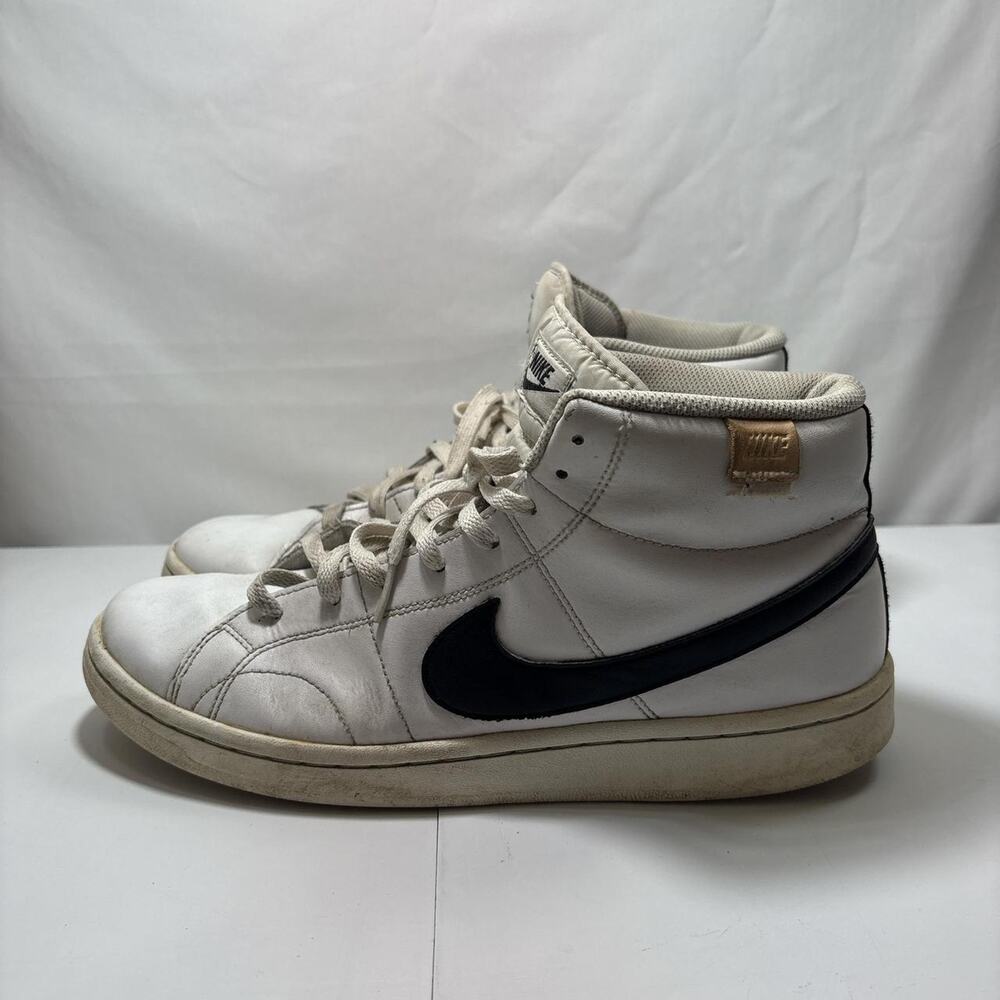 Nike Court Royal 2 Mid CQ9179-100 White And Black Sneakers Mens Size 11